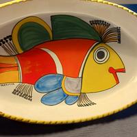 teglia in ceramica Nino Parrucca