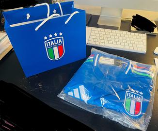 MAGLIA NAZIONALE ITALIA GARA HOME 2024 FIGC ADIDAS