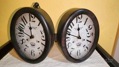 Orologio doppio quadrante/faccia Retrò vintage