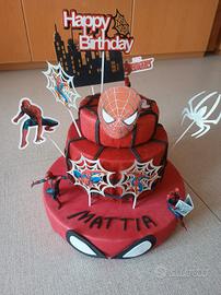 Torta coreografica Spiderman 