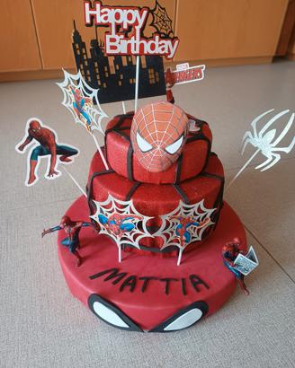 Torta coreografica Spiderman 