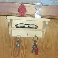 portachiavi in legno 