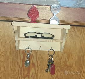 portachiavi in legno 