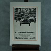 Stampa Pubblicitaria Volkswagen 1972