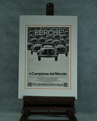 Stampa Pubblicitaria Volkswagen 1972