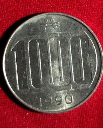 Australes Argentina moneta da 1000 anno 1990