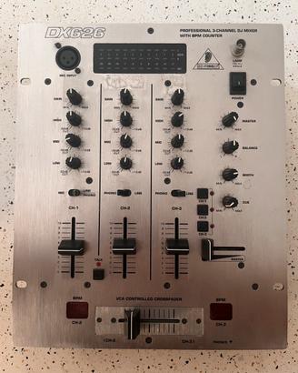 Behringer DX626 Professional 3-Channel DJ Mixer