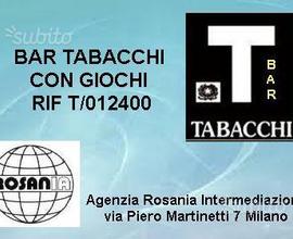 Bar tabacchi con giochi (rif T/012400)