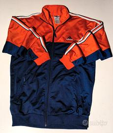 Felpa Adidas Blu Arancione- 16 Anni Vintage Ottime