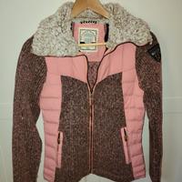 Felpa rosa con pelliccia