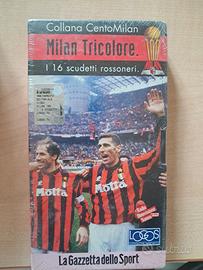 Vhs - Milan tricolore  - I 16 scudetti  rossoneri
