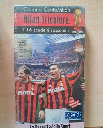 Vhs - Milan tricolore  - I 16 scudetti  rossoneri