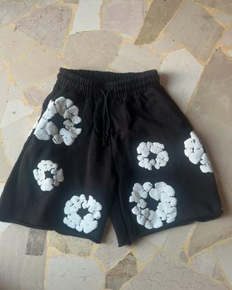 pantaloncini denim tears