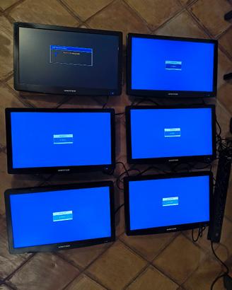 Televisore con DVD United 22" lotto di 6 pezzi