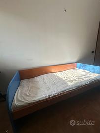 LETTO SINGOLO CON MATERASSO