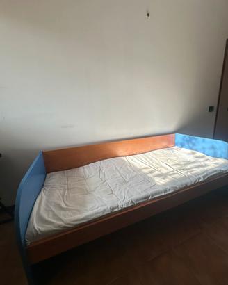LETTO SINGOLO CON MATERASSO