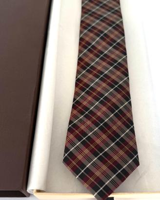 Louis Vuitton Tie Cravatta Krawatte Tartan