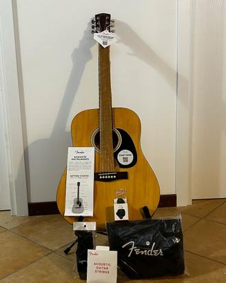 Kit chitarra acustica Fender.