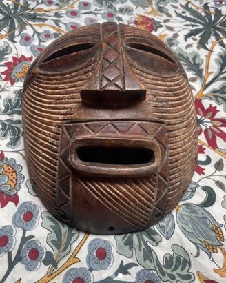 Maschera Africana Kifwebe originale Congo