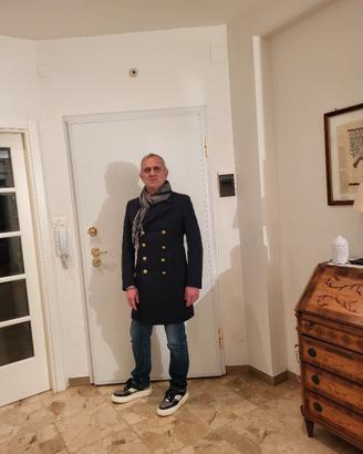 Cappottino doppiopetto stile marinaio