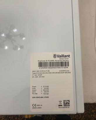 Scaldabagno gas Vaillant turbo MAG plus