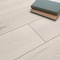 piastrelle a incastro in laminato legno bianco 