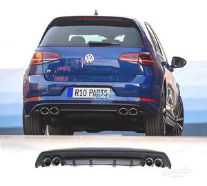 DIFFUSORE VOLKSWAGEN VW GOLF 7.5 17-20 LOOK R