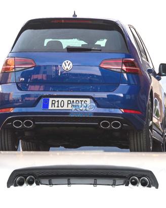 DIFFUSORE VOLKSWAGEN VW GOLF 7.5 17-20 LOOK R