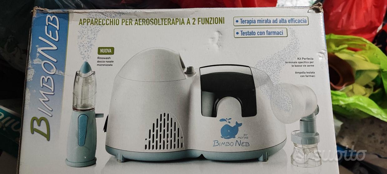 MACCHINA PER AEROSOL INALATORE NEBULIZZATORE AREOSOL TERAPIA Apparecchio  aerosolterapia ad ultrasuoni Adulti Bambini﻿