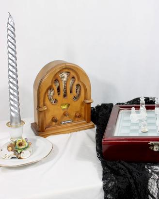 Radio in Miniatura in Legno marchio Lenoir Vintage
