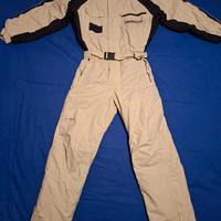 Tuta da sci Pyramid uomo M beige/nera