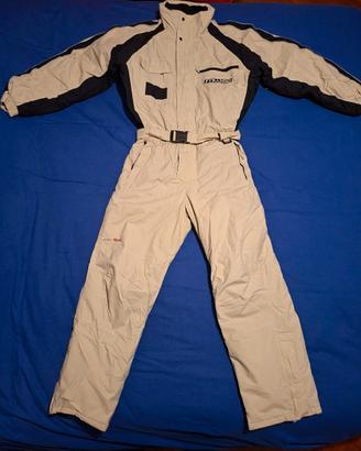 Tuta da sci Pyramid uomo M beige/nera