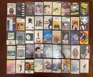 45 musicassette musica artisti italiani e no stock