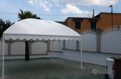gazebo con telo in pvc