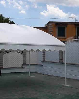 gazebo con telo in pvc