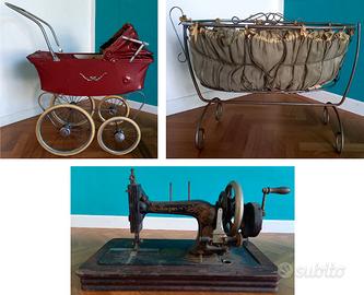 3 oggetti vintage in blocco