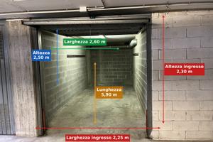 Garage interrato con posto auto Modena centro