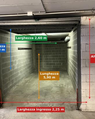 Garage interrato con posto auto Modena centro