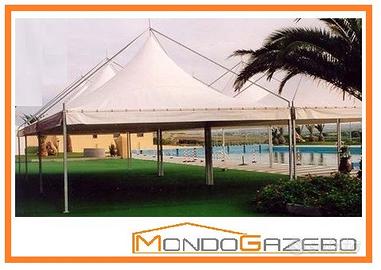 Gazebo fissi Mod.MOON 3x5 copertura fissa 5x3 NEW