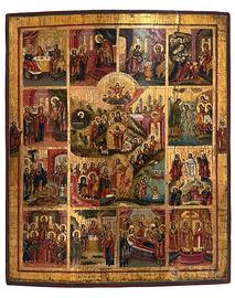 Icona Dodici feste dell’anno liturgico bizantino
