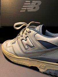 New Balance 550 UNC bianco blu universitario