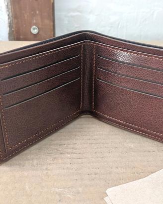 Portafoglio da uomo morbida pelle PU dimensioni ri