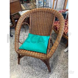 POLTRONCINA MIDOLINO CUSCINO VERDE