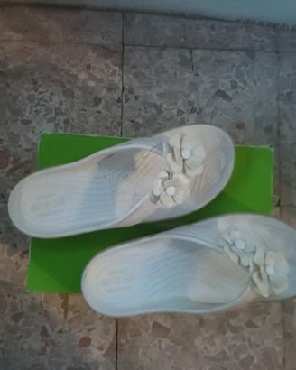 Infradito originali Crocs bianche
