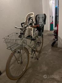 seggiolino bici bimbo bimba