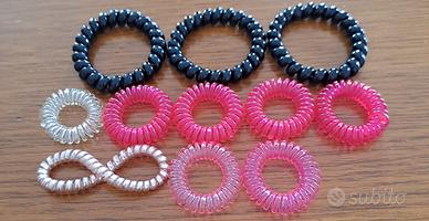 Lotto elastici per capelli/braccialetti