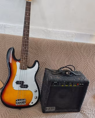 Bass Precision Nash MB più amplificatore