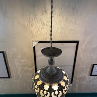 15 Lampadari vintage completi in vetro soffiato