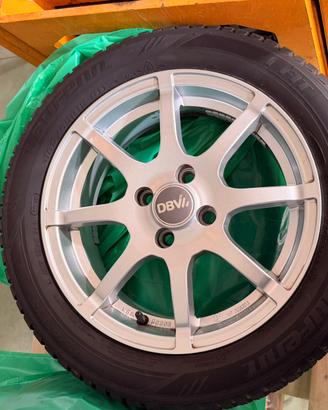 4 ruote complete Smart 453