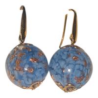 Orecchini con perle in vetro di Murano